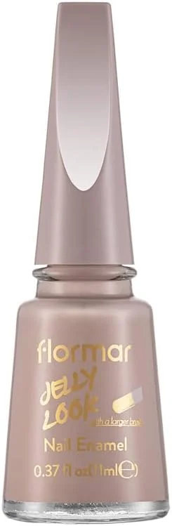 لاک ناخن ژله ای فلورمار مدل F/M - شماره JL58 شیری