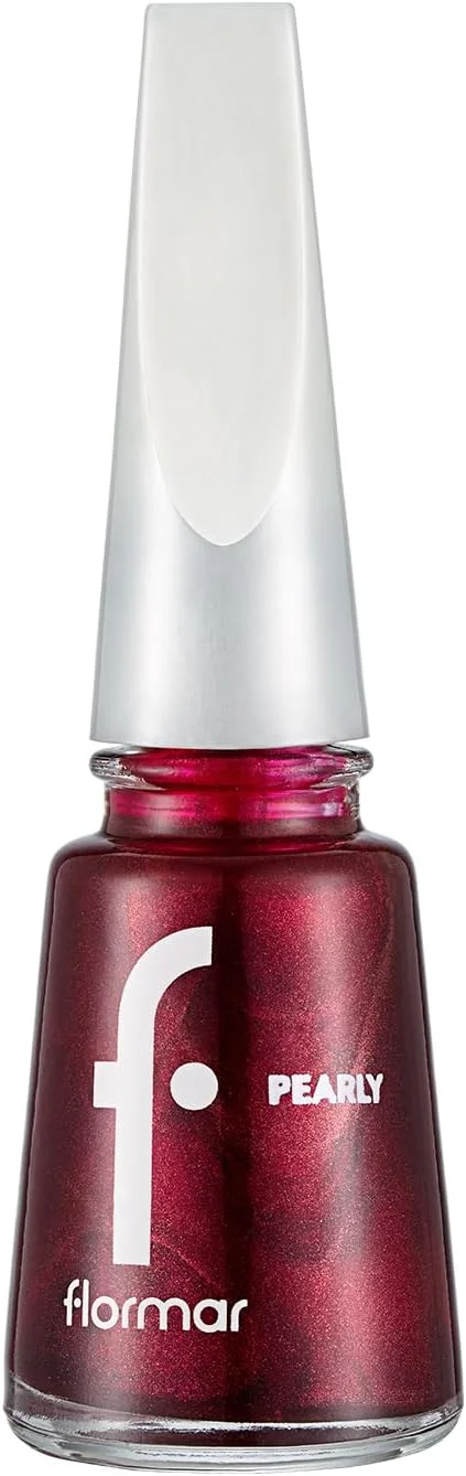 لاک ناخن صدفی فلورمار - PL314 قرمز مخملی - جدید