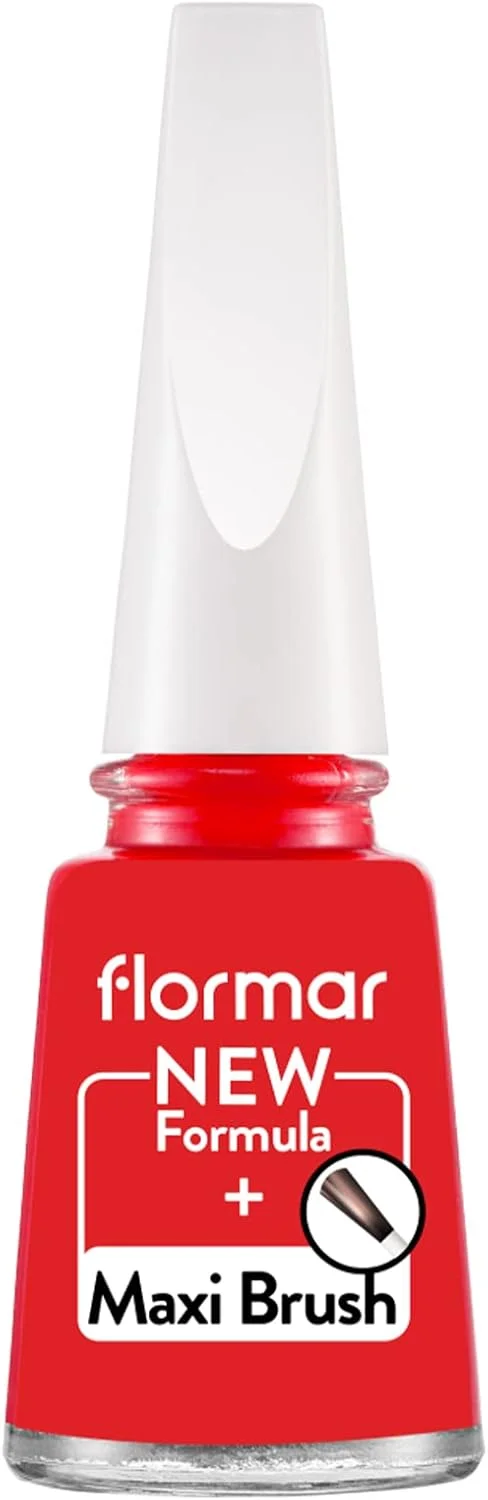لاک ناخن کلاسیک فلورمار - 377 مرجانی قرمز - جدید