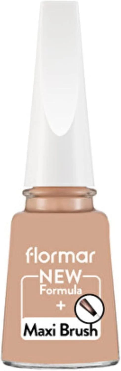 لاک ناخن کلاسیک فلورمار با فرمول جدید بهبود یافته و برس ضخیم تر - 079 بژ صحرایی