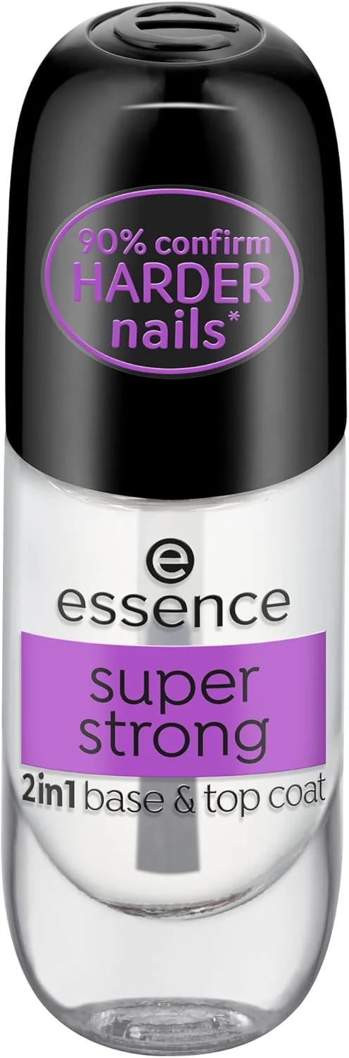 لاک پایه و روکش ناخن سوپر قوی 2 در 1 اسنس، شفاف