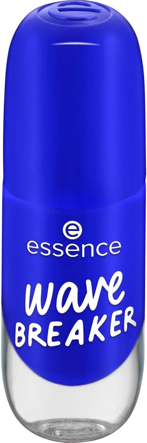 لاک ناخن ژلی اسنس، رنگ آبی، ماندگاری طولانی، نتیجه سریع، خشک شدن سریع، براق، رنگ غلیظ، وگان، بدون ذرات میکروپلاستیک، بدون عطر، بدون پارابن، بسته 1 عددی (8 میلی لیتر)