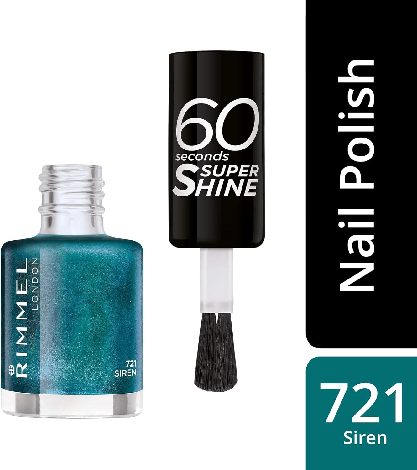 لاک ناخن سوپر شاین 60 ثانیه ای ریمل، سایه Siren