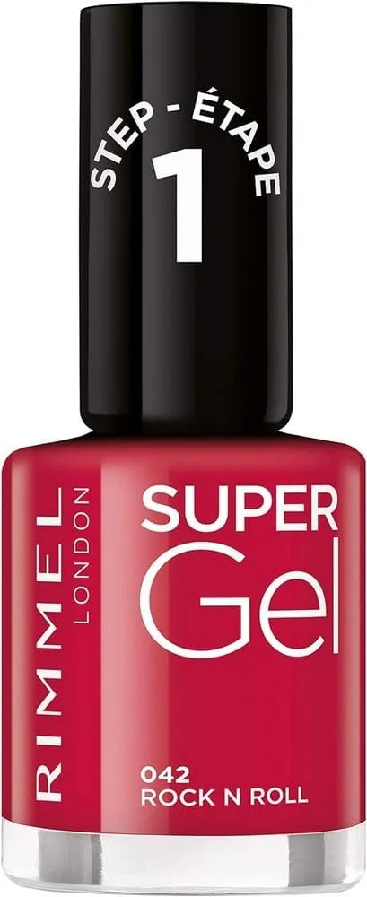 ریمل سوپر ژل، 042 Madame Web Rock N Roll، لاک ناخن، مانیکور ژل مانند، براق، مقاوم در برابر لب پر شدن، ماندگاری طولانی، تا 14 روز ماندگاری، 12 میلی لیتر (0.42 اونس)
