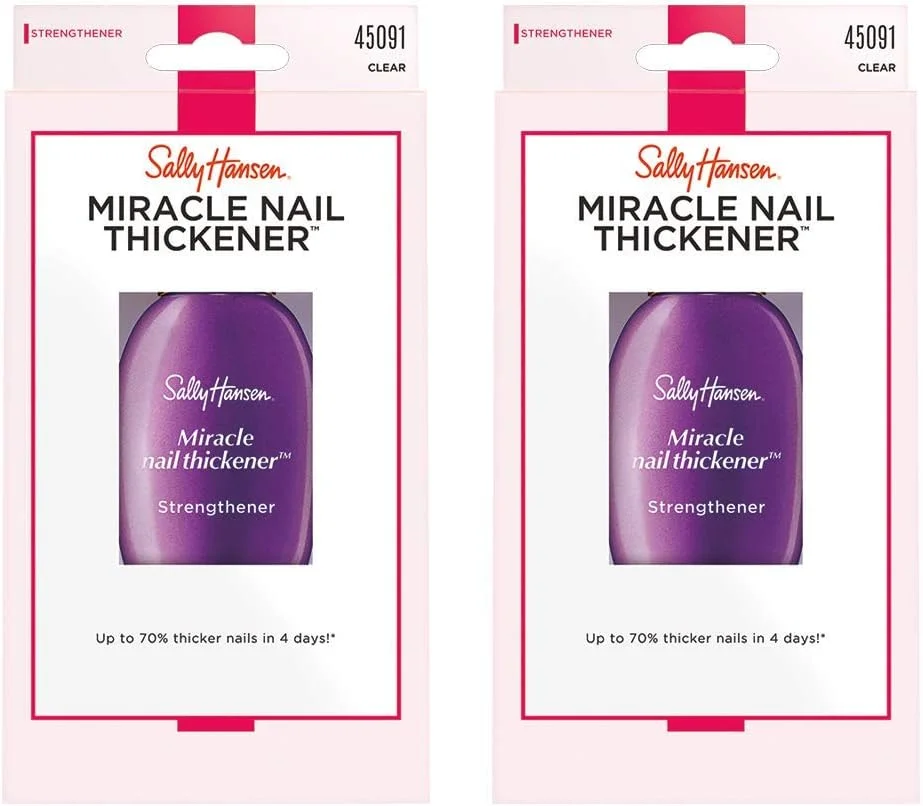 محلول تقویت کننده و ضخیم کننده ناخن سالی هانسن، 13.3 میلی لیتر (بسته 2 عددی)