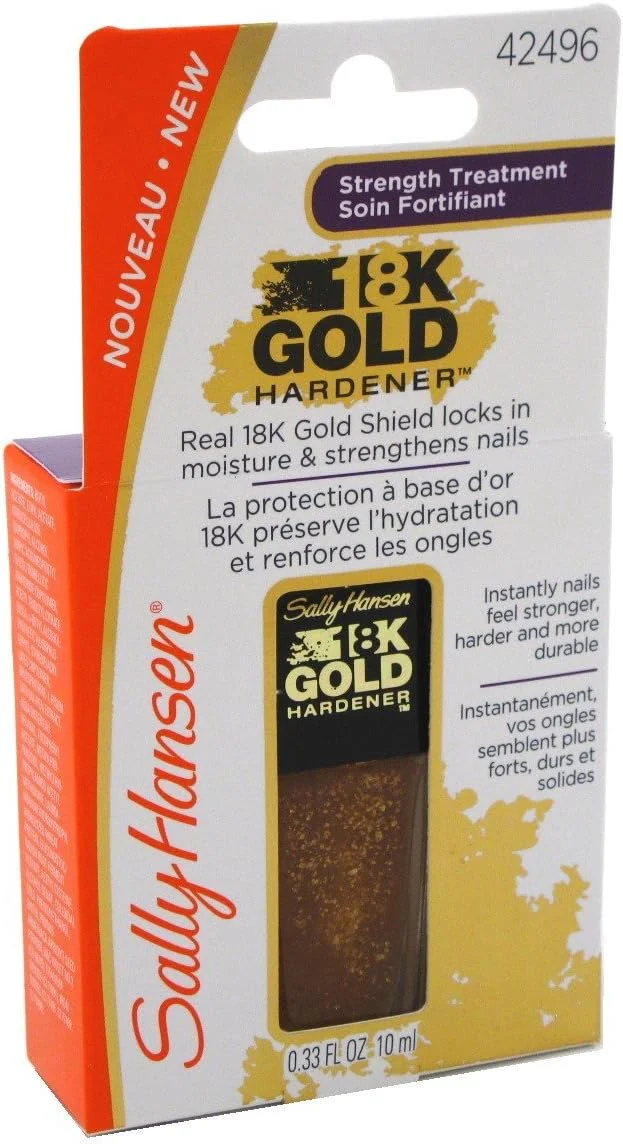 محلول تقویت کننده ناخن با طلای 18 عیار سالی هانسن، 10 میلی لیتر