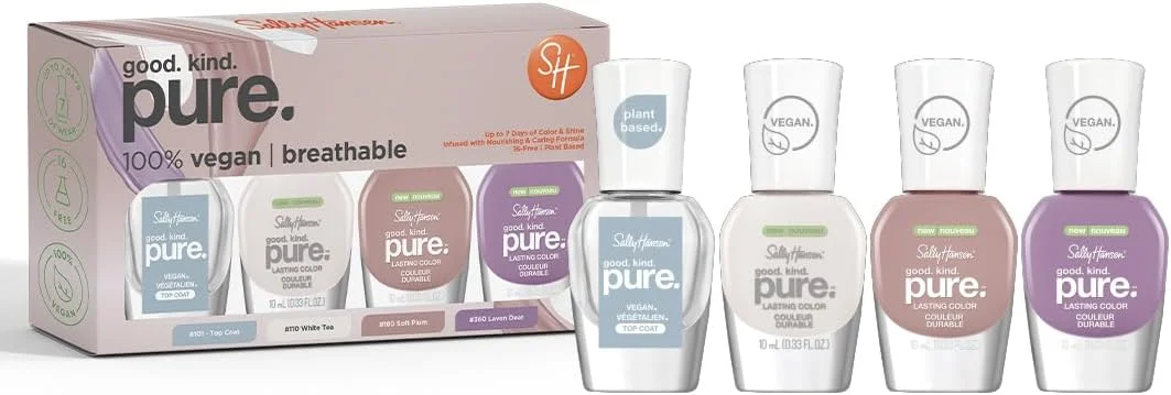 مجموعه رنگ های ملایم و طبیعی سالی هانسن Good.Kind.Pure