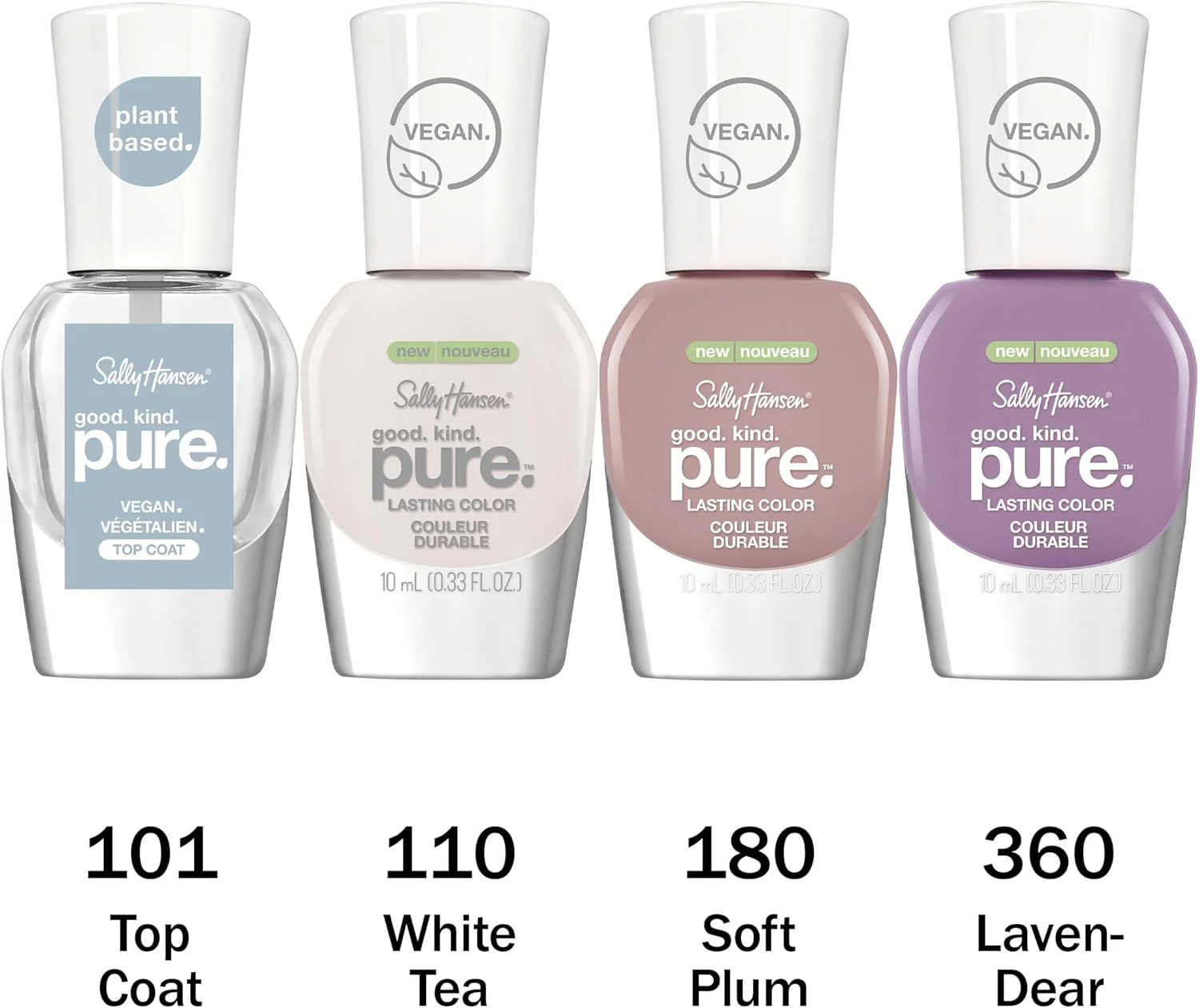 مجموعه رنگ های ملایم و طبیعی سالی هانسن Good.Kind.Pure