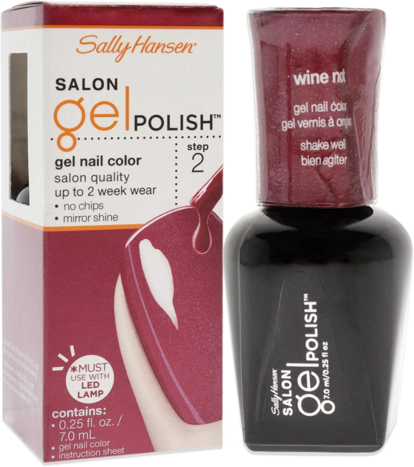 لاک ژل حرفه ای سالن سالی هانسن، رنگ شراب، ۴.۱ میلی لیتر