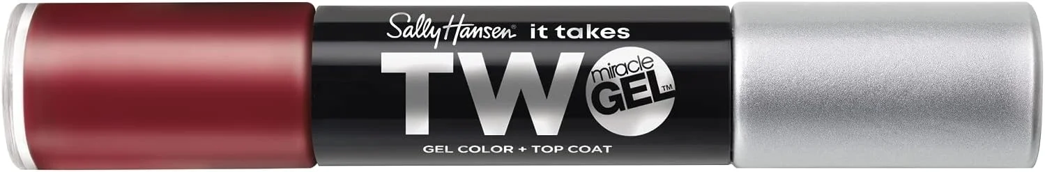 لاک ژل سالی هانسن Miracle Gel It Takes Two Can't Beet Royalty، 2 عدد x 3.5 میلی لیتر