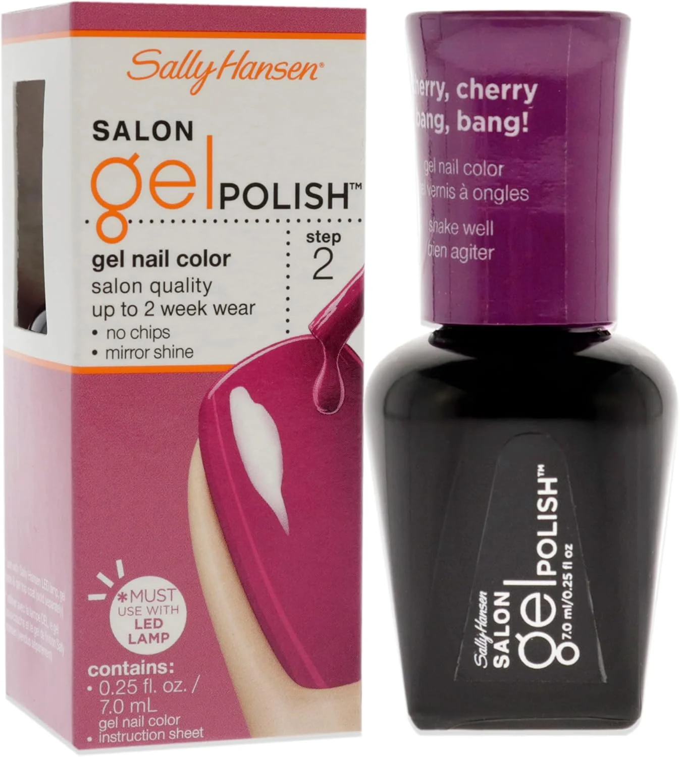 لاک ژل حرفه ای سالن سالی هانسن، رنگ آلبالویی، 7.3 میلی لیتر