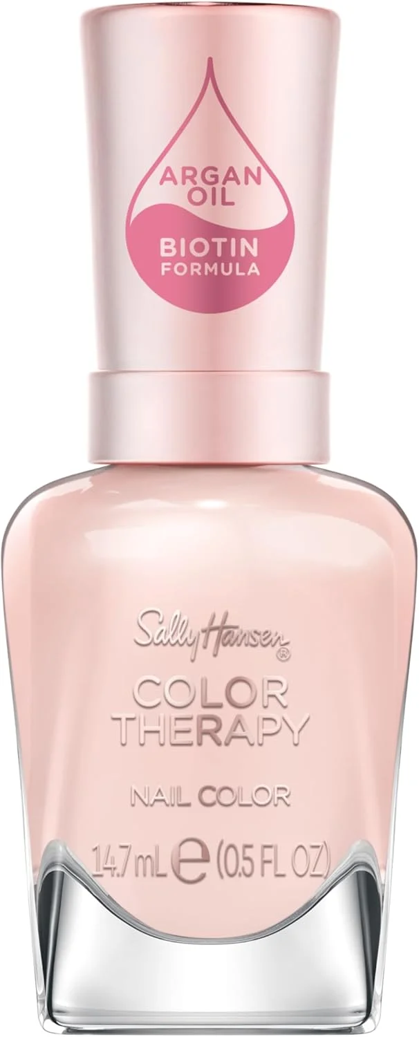 لاک ناخن تراپی رنگی سالی هانسن، رنگ 225 Savasan-ahhh، صورتی روشن، 14.7 میلی لیتر