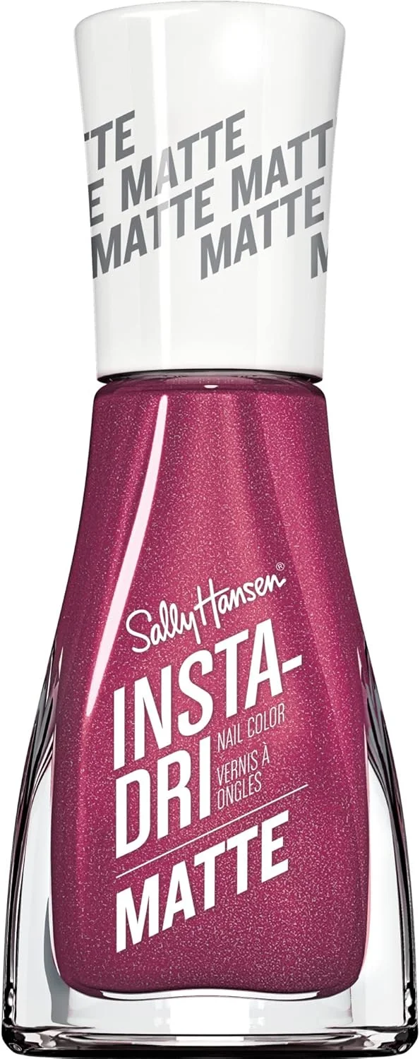 لاک ناخن متالیک مات سالی هانسن مدل Insta Dri، رنگ بنفش مذاب، 9.2 میلی لیتر