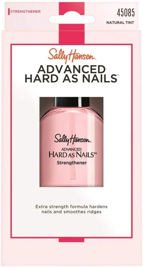 محلول تقویت کننده ناخن سالی هانسن مدل 45085 Advanced Hard As Nails Natural - حجم 13.3 میلی لیتر (بسته 4 عددی)