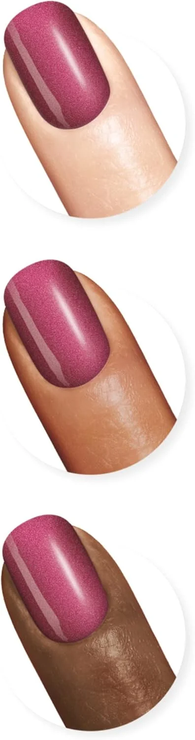 لاک ناخن متالیک مات سالی هانسن مدل Insta Dri، رنگ بنفش مذاب، 9.2 میلی لیتر