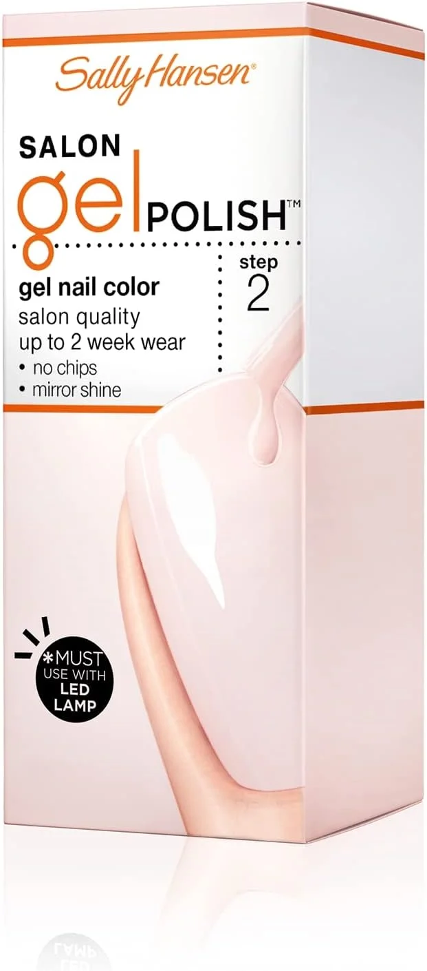 لاک ناخن ژلی سالنی سالی هانسن، رنگ شل وی دنس، ۴.۱ میلی لیتر، بسته ۲ عددی