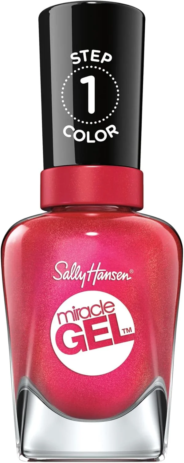 لاک ناخن ژلی معجزه آسای سالی هانسن، رنگ قرمز آماده دویدن! شماره 446