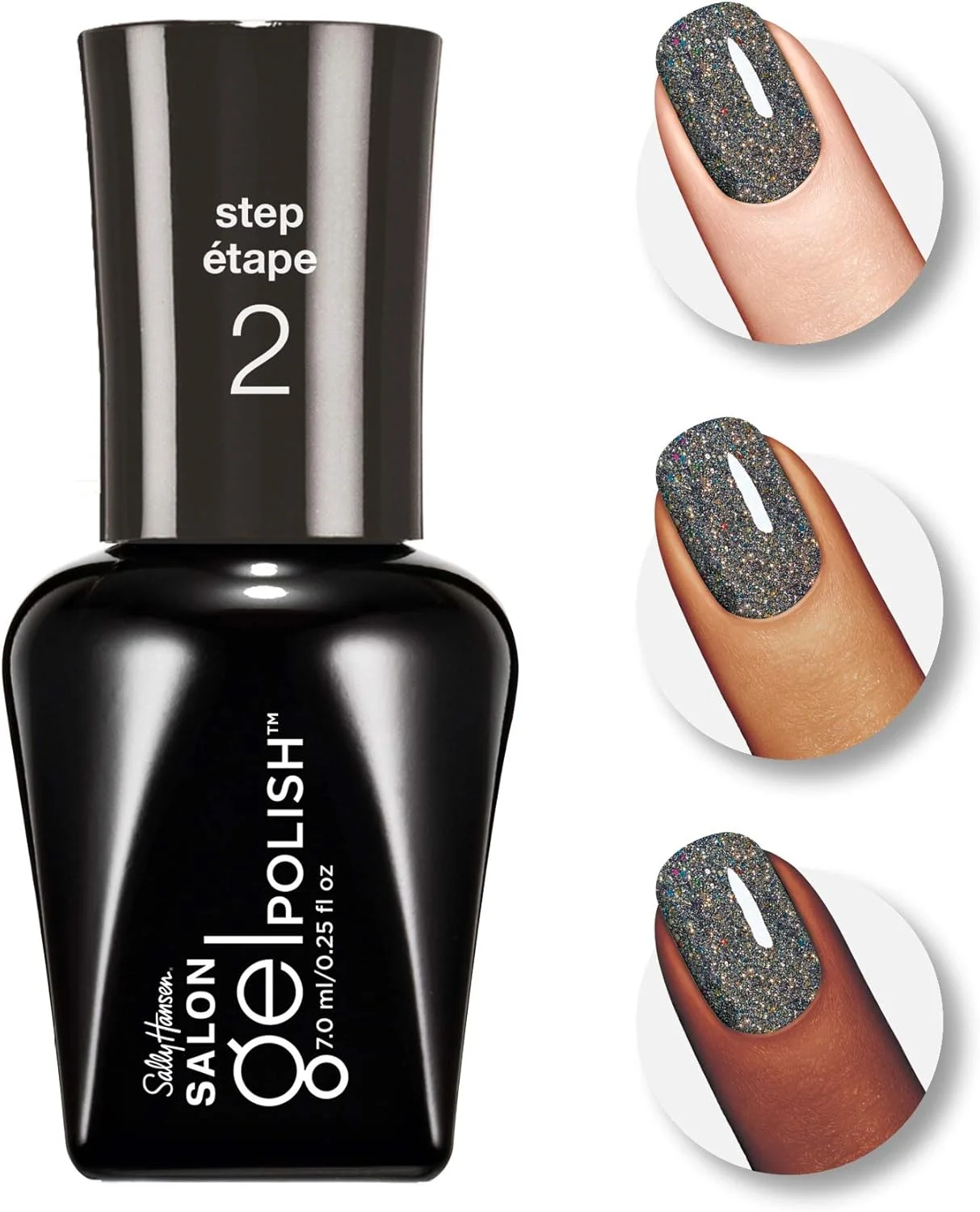 لاک ژل ناخن سالن پرو سالی هانسن، Glisten Up!، 7 میلی لیتر