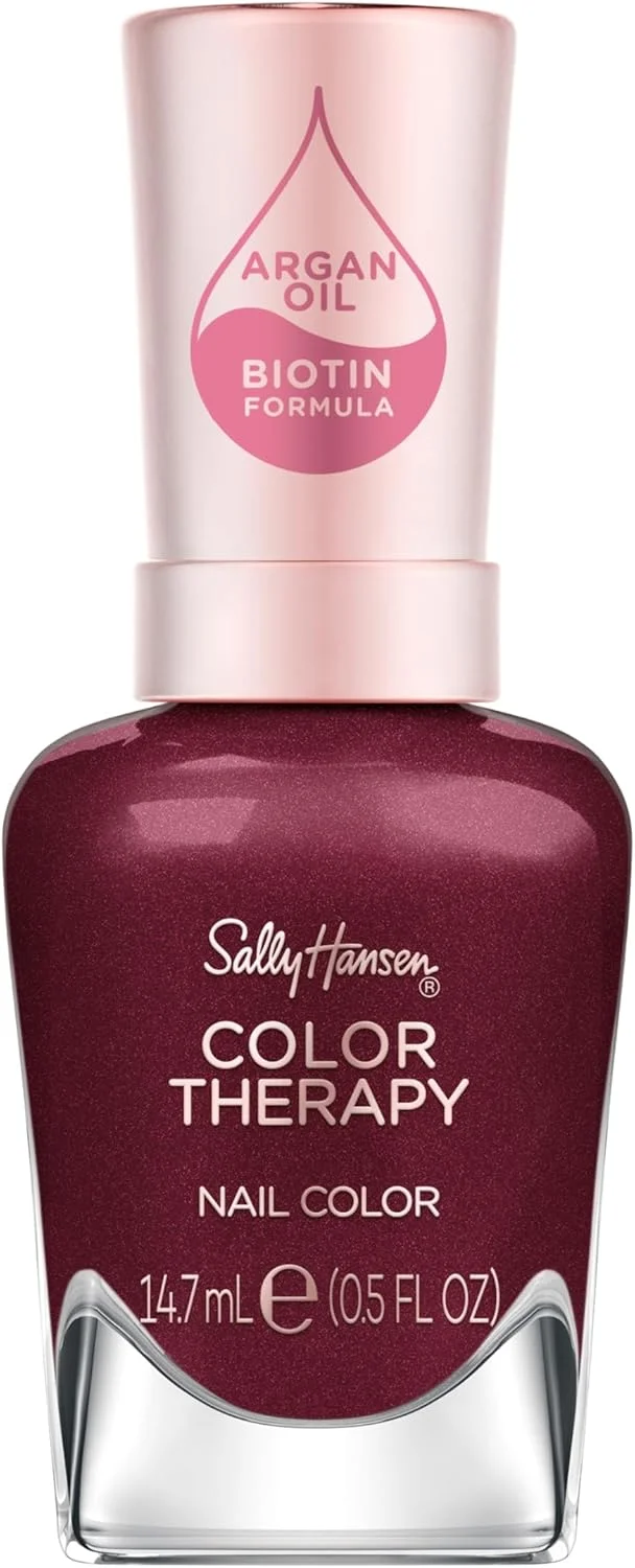 لاک ناخن Sally Hansen Color Therapy، رنگ Wine Not، بسته 1 عددی