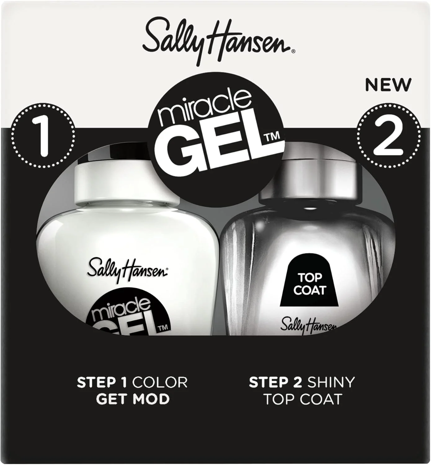 لاک ژل ناخن سالی هانسن Miracle Gel، Get Mod، حجم 29.5 میلی لیتر