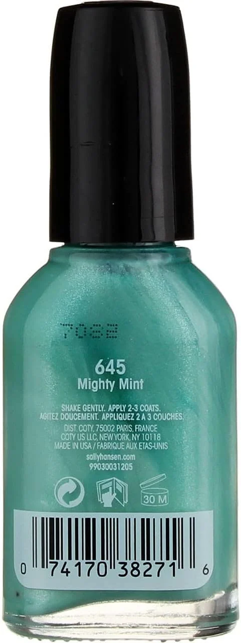 لاک ناخن سالی هانسن مدل Hard As Nails، رنگ نعنایی قدرتمند، 13.3 میلی لیتر