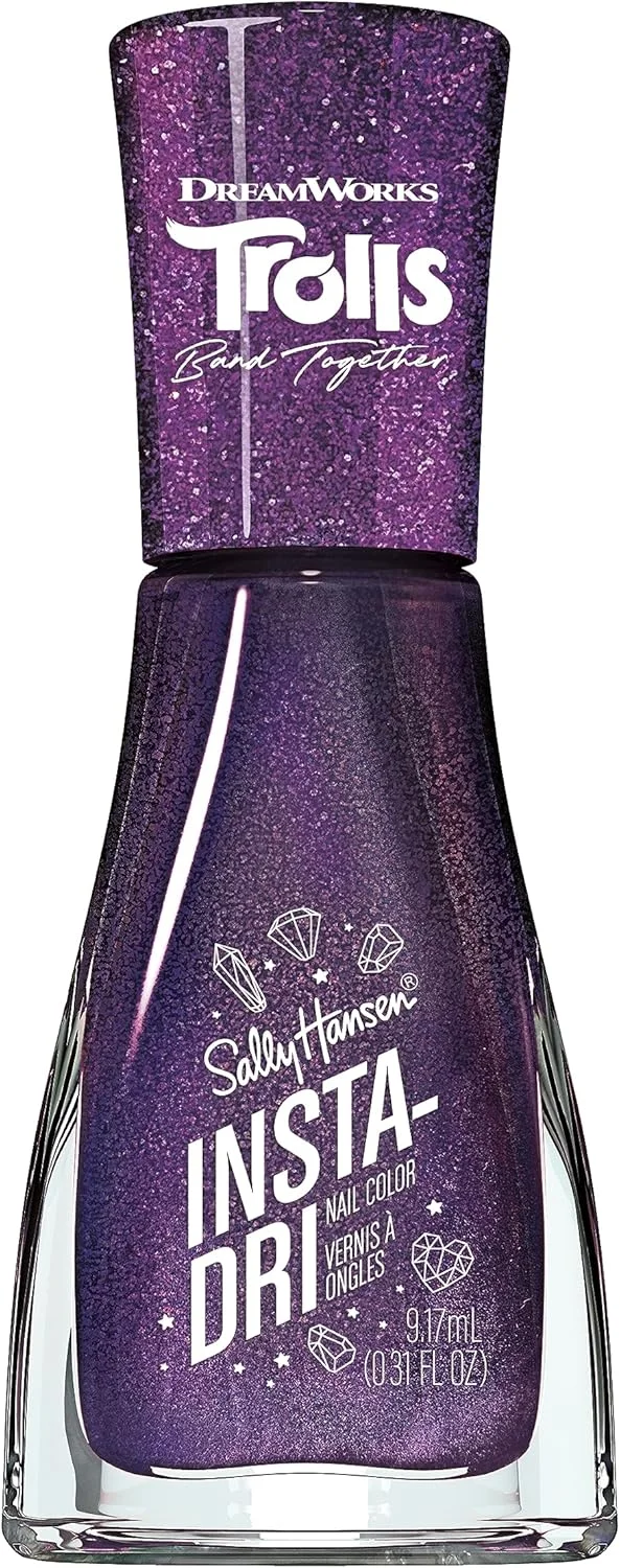 لاک ناخن سریع خشک سالی هانسن Insta-Dri با همکاری ترولز - رنگ Hole 'N Fun - حجم 9.2 میلی لیتر