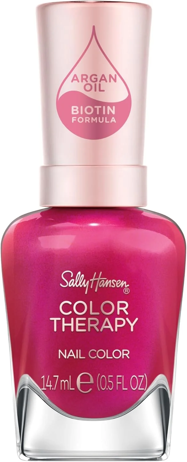 لاک ناخن تراپی رنگی سالی هانسن، درخشش گلگون، 14.7 میلی لیتر