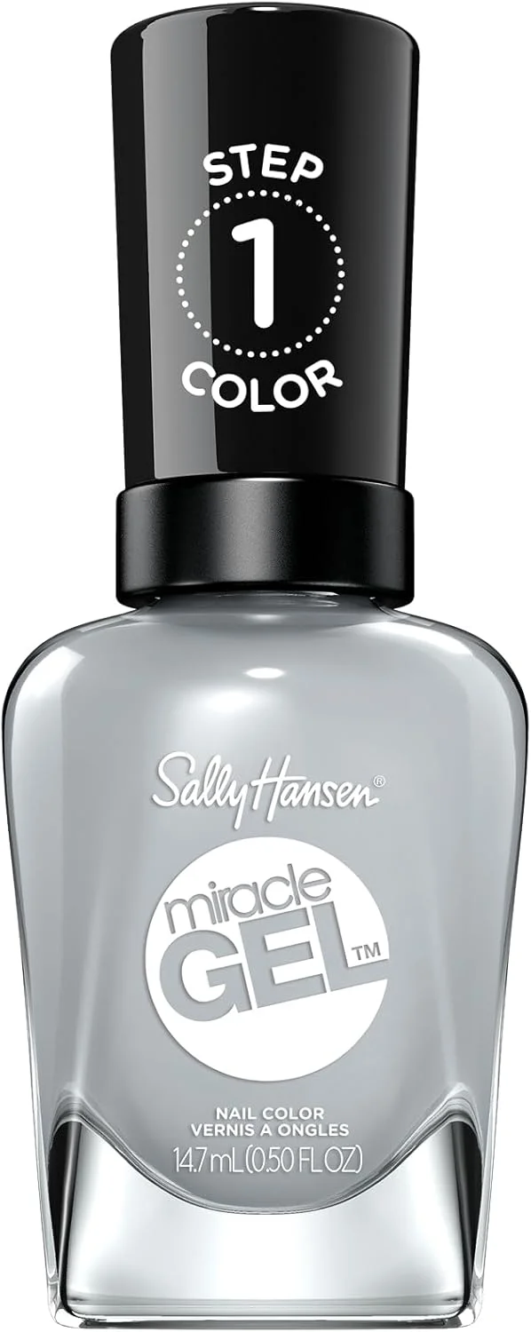 لاک ژل ناخن خانگی سالی هانسن میراکل ژل، شماره 26 گریفیتی، طیف های خاکستری - 14.7 میلی لیتر