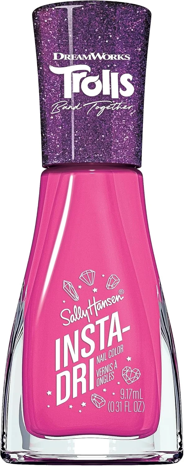 لاک ناخن سریع خشک سالی هانسن Insta-Dri x Trolls - رنگ Poppilicious - حجم 9.2 میلی لیتر