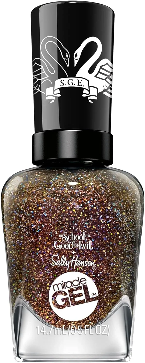 لاک ژل معجزه آسای سالی هانسن، مجموعه مدرسه نیک و بد، رنگ قهوه ای، ماندگاری طولانی، فرمولاسیون ژل مانند، بدون نیاز به لامپ UV