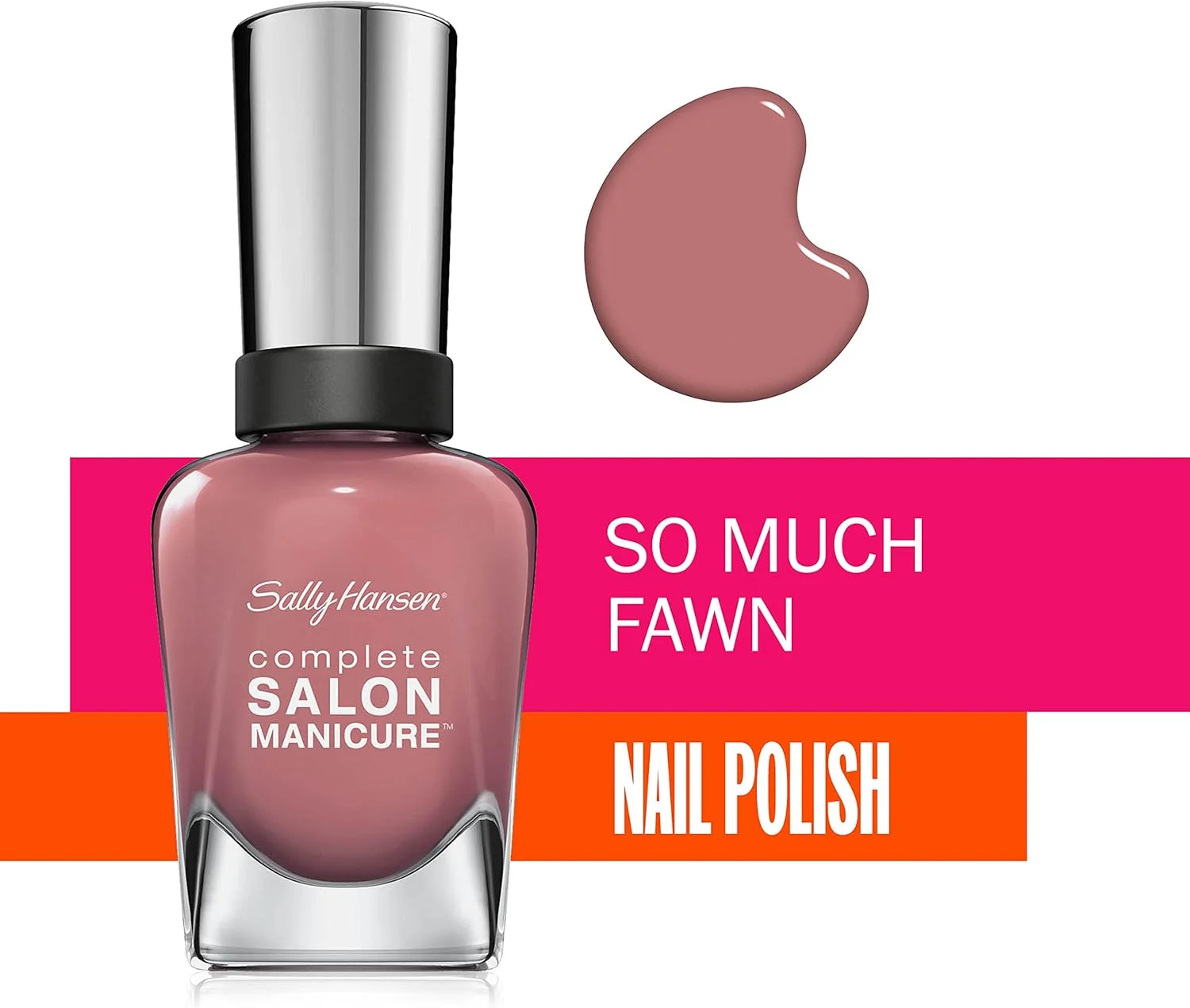 لاک ناخن سالن مانیکور کامل Sally Hansen، رنگ های Nude، بسته 1 عددی