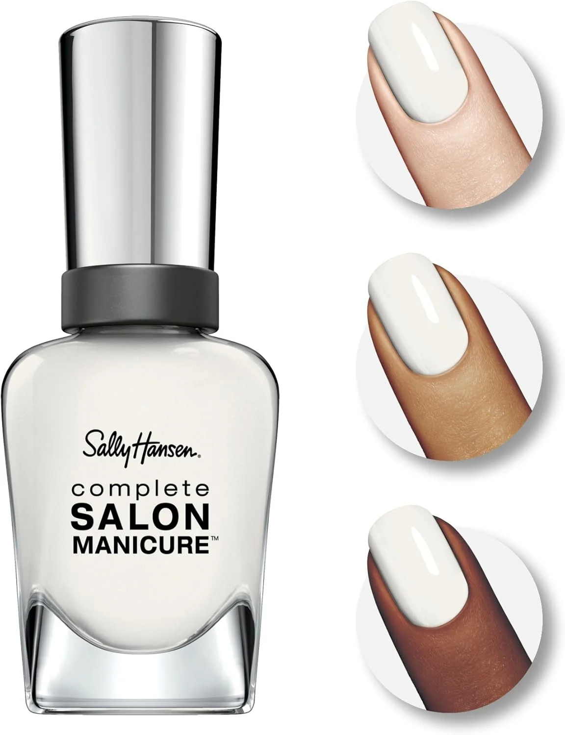 لاک ناخن سالن Complete Sally Hansen - شماره 121 Let's Snow، حجم 14.7 میل