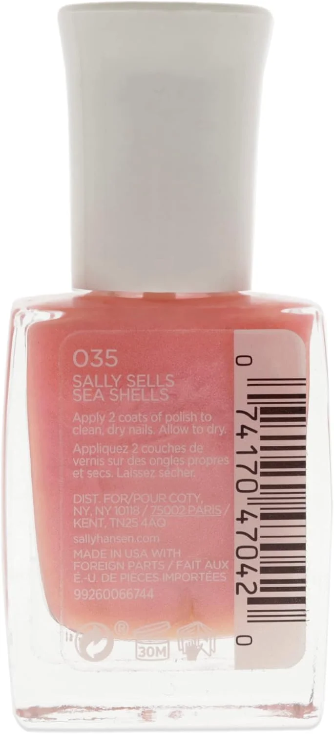 لاک ناخن تقویت کننده مگا استرنگ سالی هانسن، رنگ صدف های دریایی، ۱۱.۸ میلی لیتر