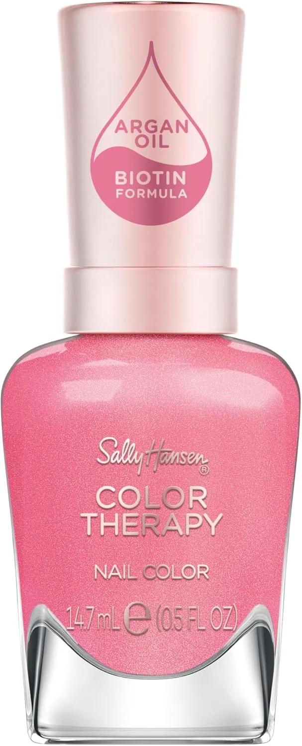 لاک ناخن Sally Hansen Colour Therapy، رنگ لاله های لب، بسته 1 عددی، 14.7 میلی لیتر
