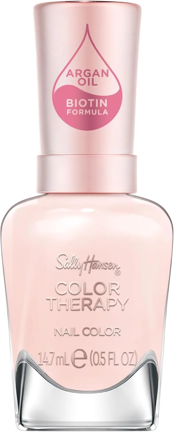 درمان رنگی سالی هانسن، رنگ ملایم من، روغن آرگان، ماندگاری طولانی، درمان ناخن، لاک ناخن کرم رنگ ملایم