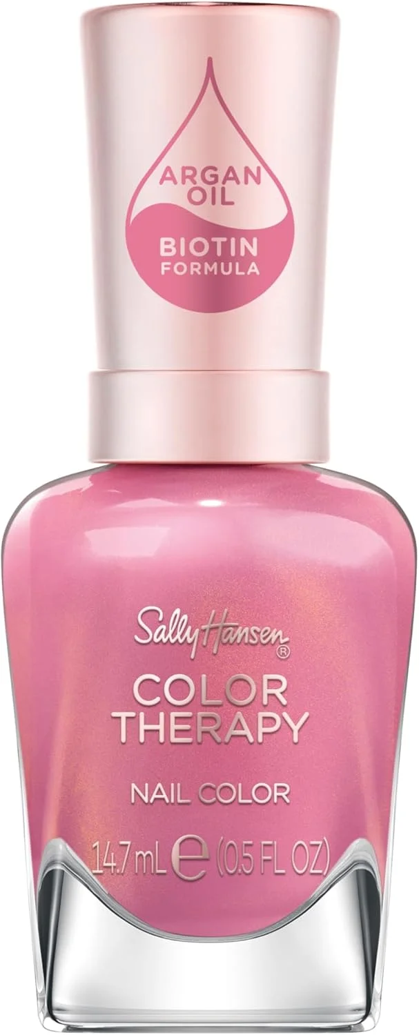 لاک ناخن Sally Hansen Colour Therapy حاوی روغن آرگان، 14.7 میلی لیتر، Mauve Mantra