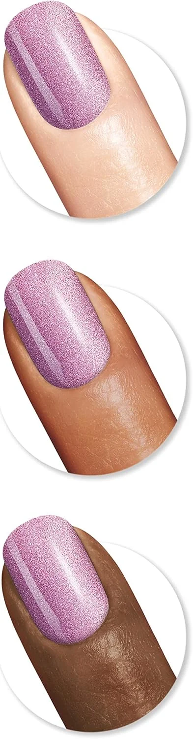 لاک ناخن ژلی سالی هانسن میراکل ژل، رنگ مترو نیمه شب، ماندگاری طولانی، فرمولاسیون ژل مانند، بدون نیاز به لامپ UV، لاک بنفش