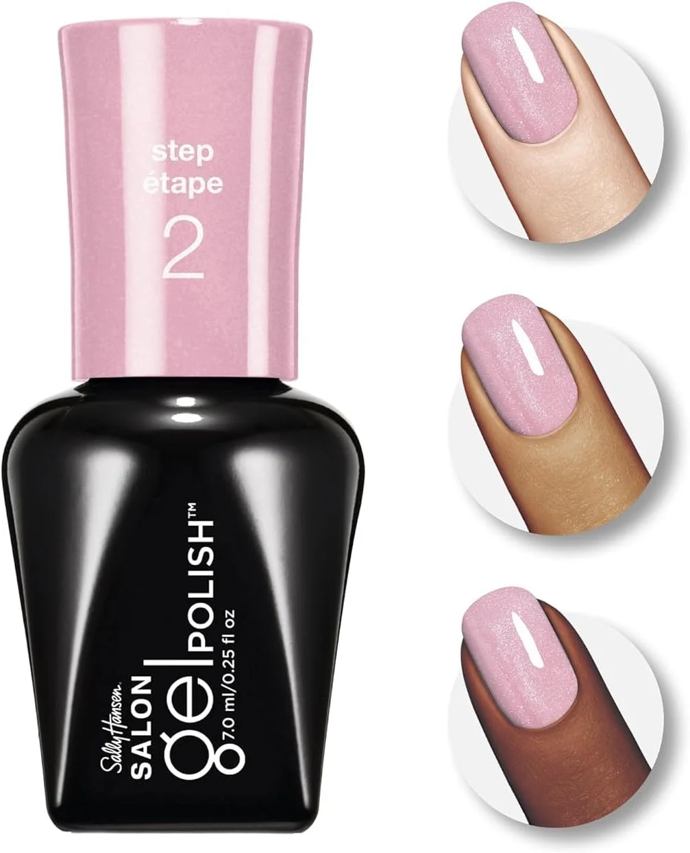 لاک ژل سالنی سالی هانسن، گونه های گلگون، 7.3 میلی لیتر، توسط سالی هانسن