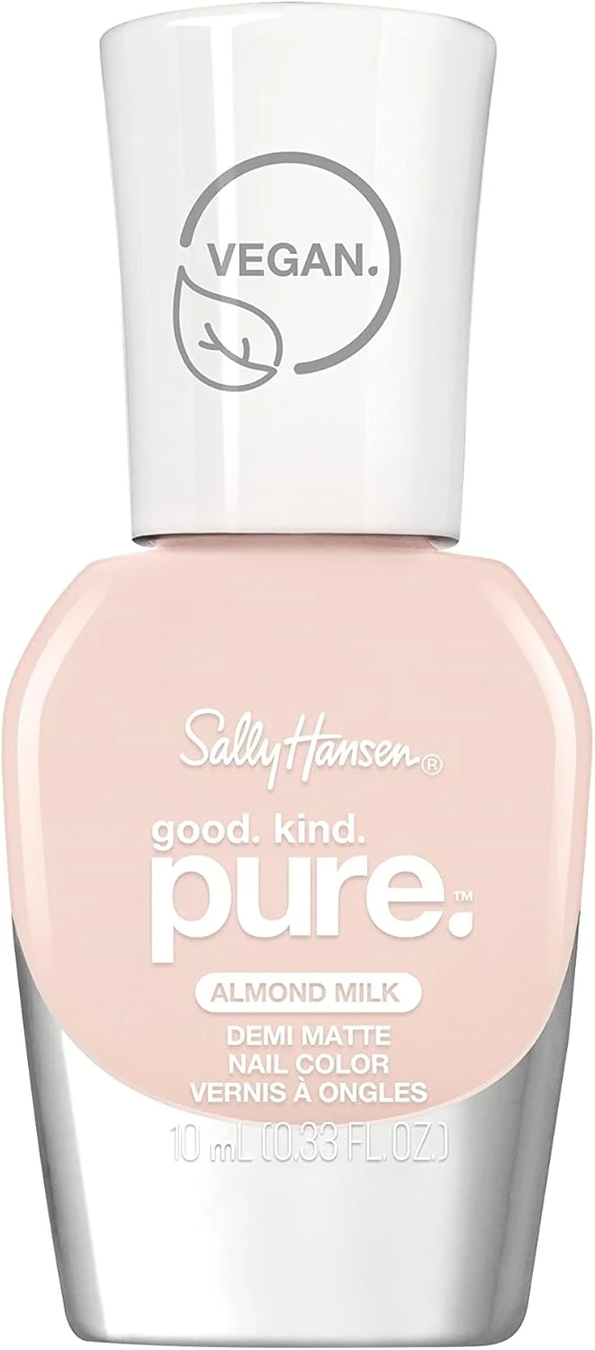 لاک ناخن وگان Sally Hansen GOOD.KIND.PURE. رنگ نیمه مات #020-شیر بادام 10 میلی لیتر
