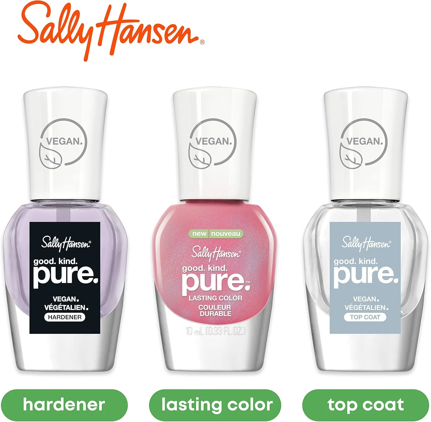 لاک ناخن وگان Sally Hansen Good Kind Pure، رنگ آکوامارین، 10 میلی لیتر لاک ناخن وگان Sally Hansen Good Kind Pure، رنگ آکوامارین، 10 میلی لیتر