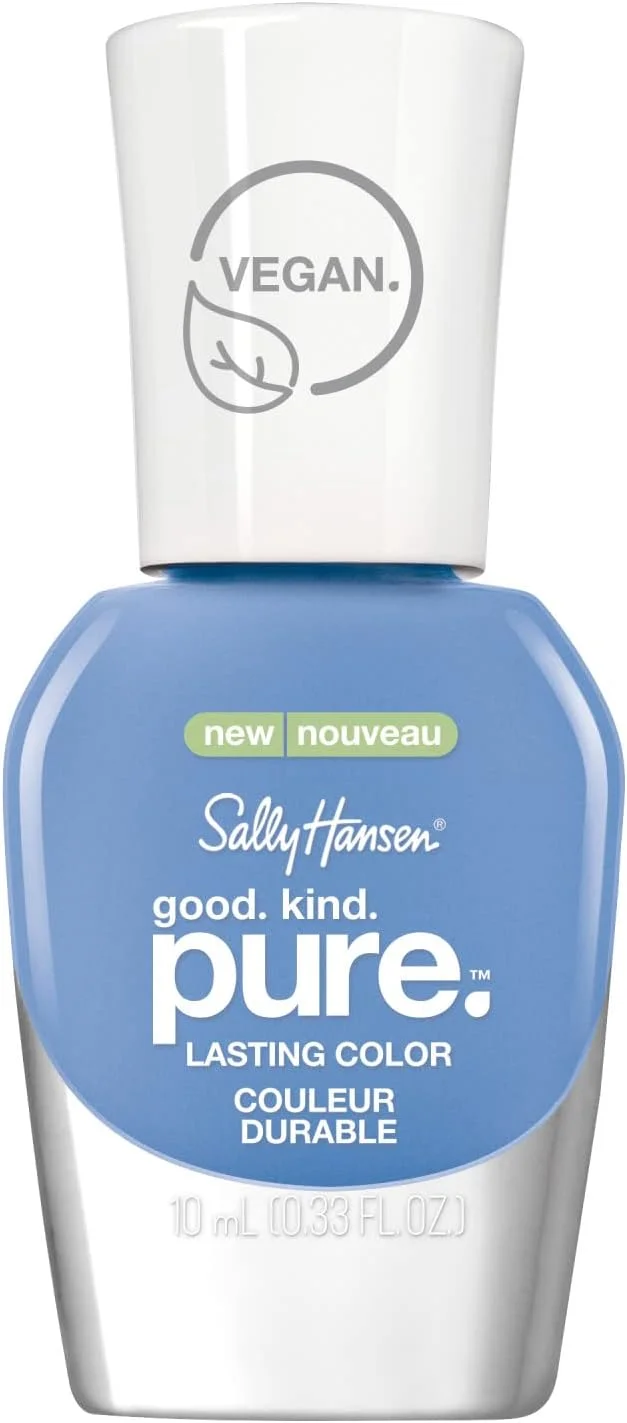 لاک ناخن وگان Sally Hansen Good Kind Pure، رنگ Blue-Moonstone، حجم 10 میلی لیتر