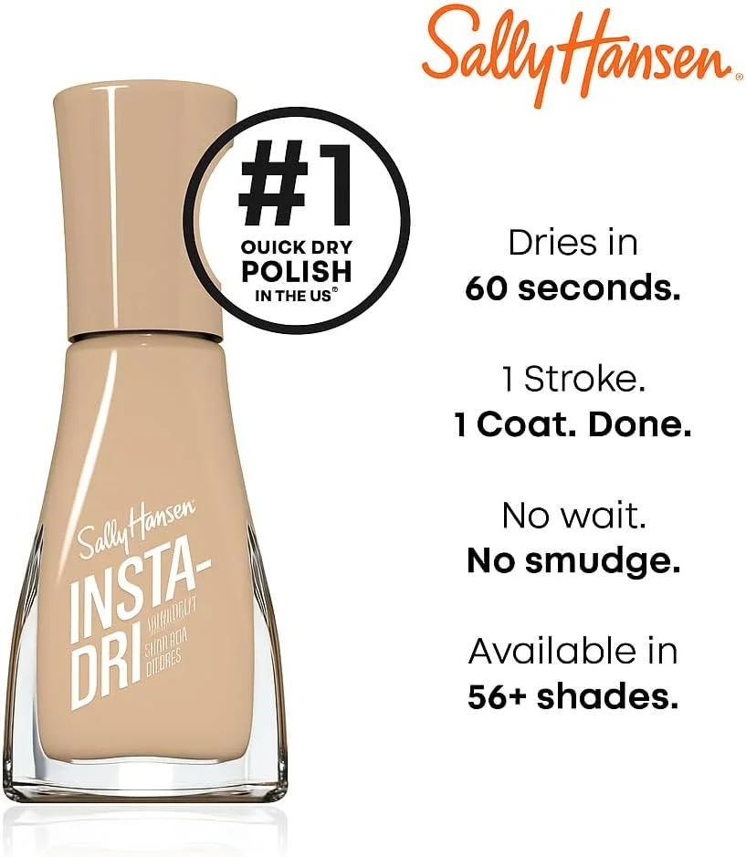 لاک ناخن خشکشونده سریع سالی هانسن - رنگ فلاش انجیری، 9.2 میلیلیتر (تک بستهای) لاک ناخن خشکشونده سریع سالی هانسن - رنگ فلاش انجیری، 9.2 میلیلیتر (تک بستهای)