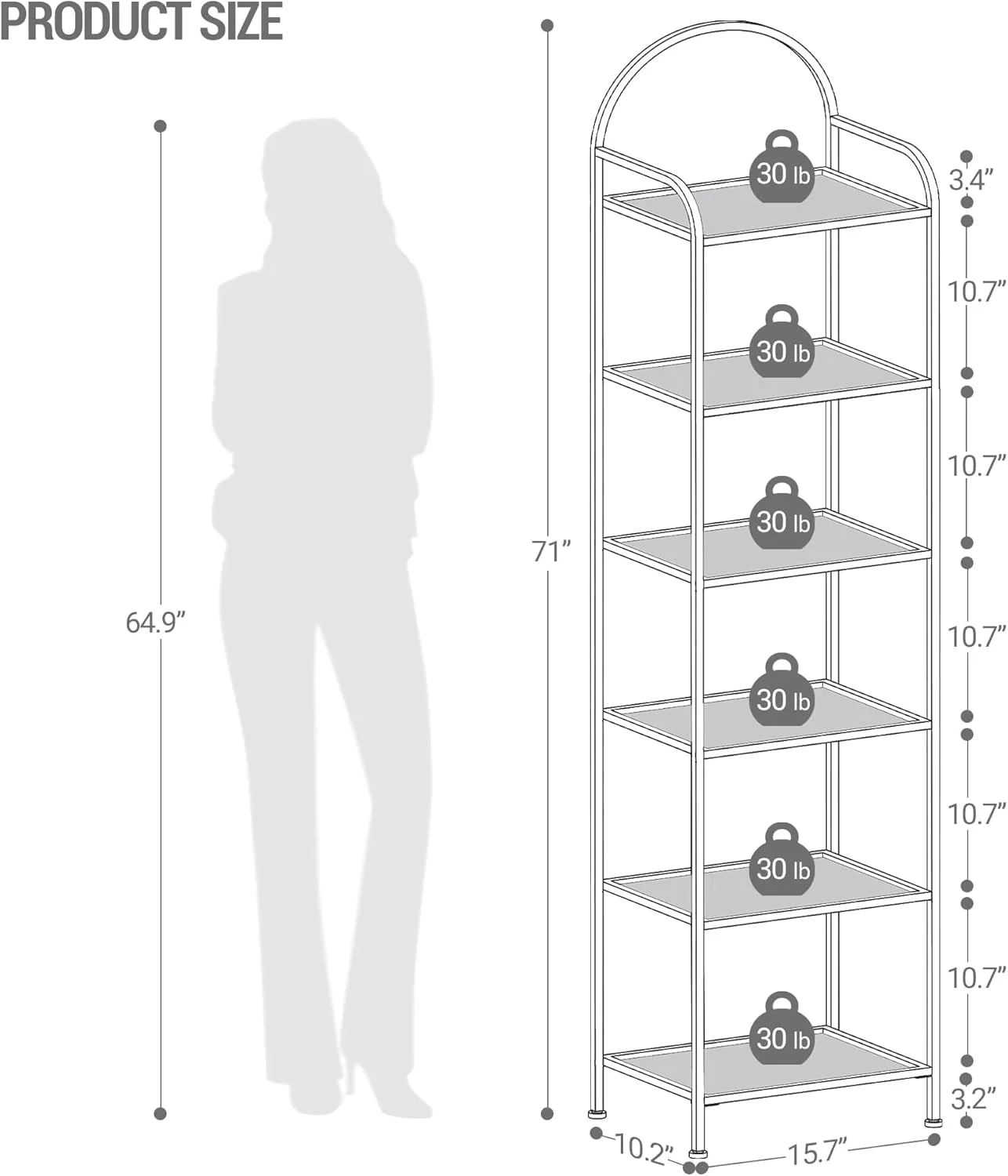 کتابخانه هوانری مدل BC10601G