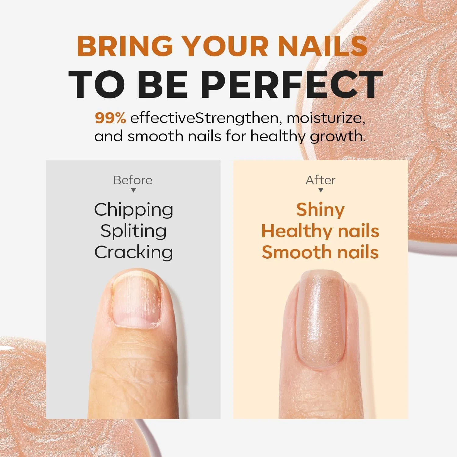 تقویت کننده ناخن مدلونز، لاک پایه 8 در 1، ترمیم کننده و درمان رشد ناخن برای ناخن های نازک و آسیب دیده، شامپاین درخشان، 15 میلی لیتر تقویت کننده ناخن مدلونز، لاک پایه 8 در 1، ترمیم کننده و درمان رشد ناخن برای ناخن های نازک و آسیب دیده، شامپاین درخشان، 15 میلی لیتر