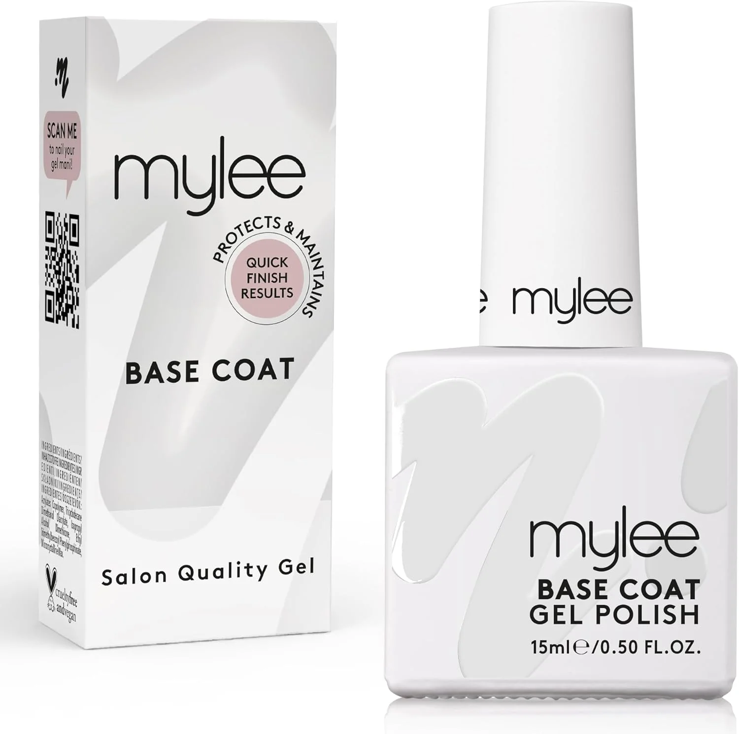 لاک ژل پایه ناخن مایلی مای ژل 15 میلی لیتر مناسب استفاده حرفه ای، سالن و منزل - ماندگاری تا 2 هفته