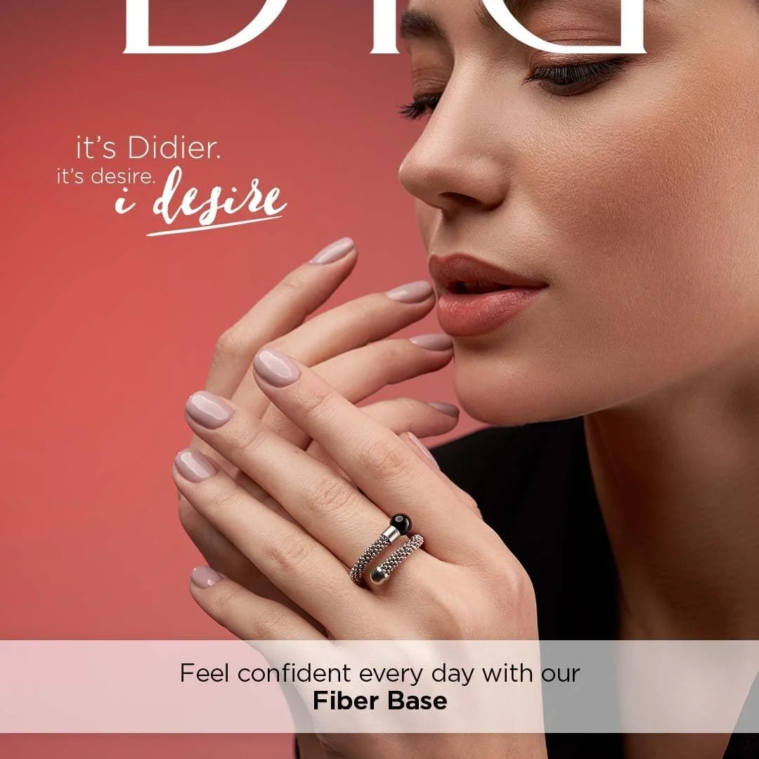 DIDIER LAB - لاک ژل بیس فیبردار ممتاز با ویتامین ها و مواد معدنی - لاک ژل صورتی شیری LED UV - بیس ژل با ماندگاری طولانی، تقویت کننده ناخن های نازک و آسیب دیده - سخت کننده ناخن