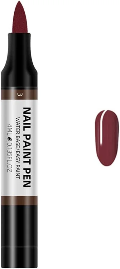 قلم لاک ژل ناخن یک مرحله ای، بدون نیاز به بیس و تاپ کت، خشک شدن سریع، ابزار طراحی ناخن برای بانوان و دختران