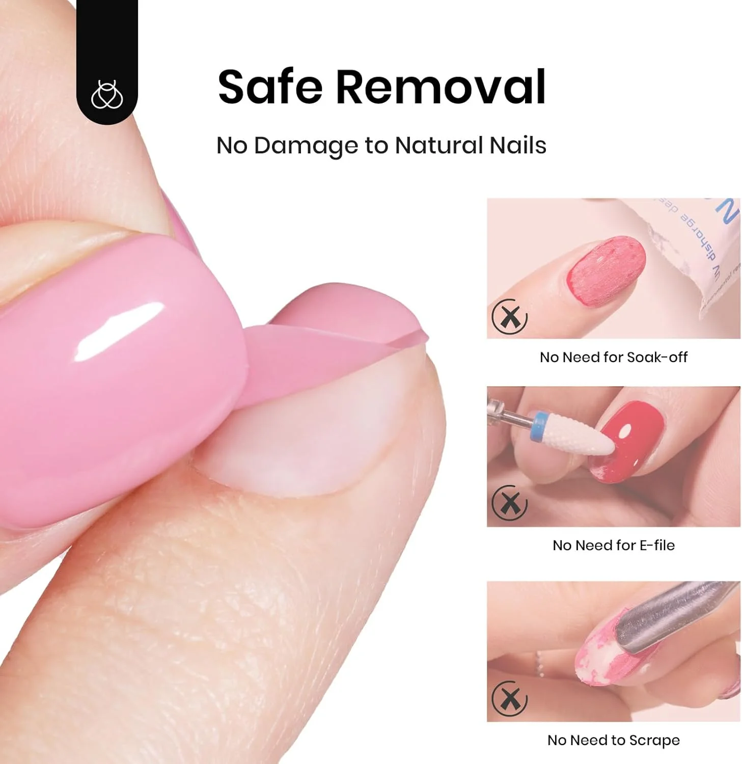 ست لاک ژل پایه و رویه جداشدنی Beetles، ۲ عدد ۱۵ میلی لیتر ژل پایه و رویه جداشدنی، جدا کردن آسان، لاک ژل جداشدنی بدون آسیب برای ناخن های ضعیف و نازک