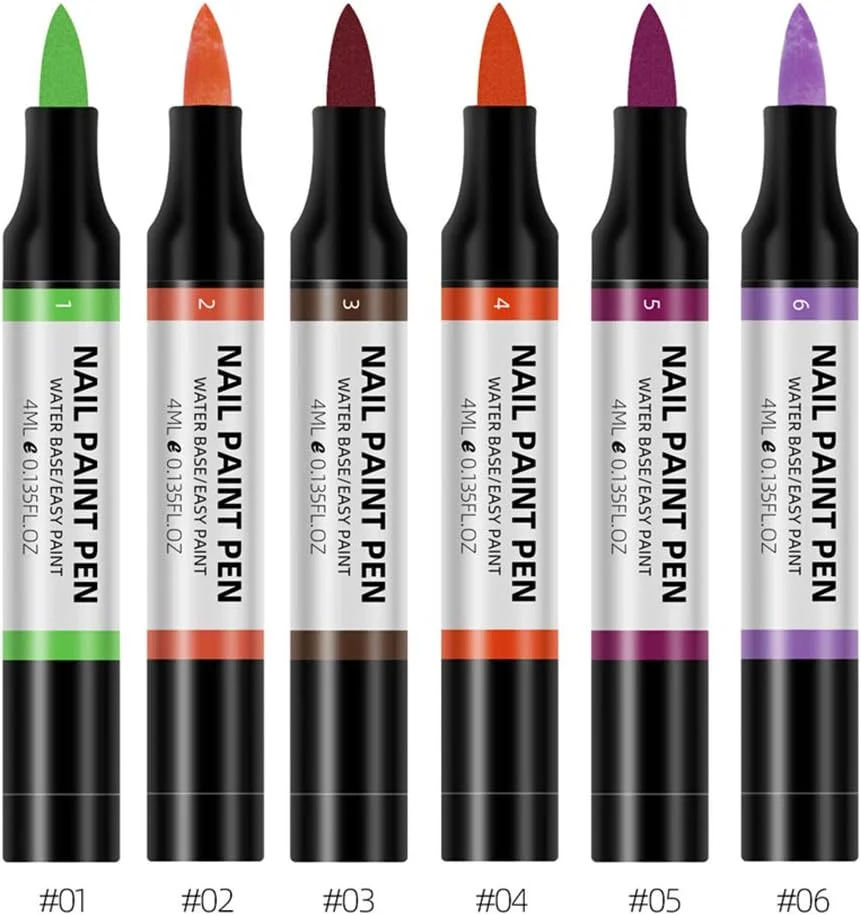 قلم لاک ژل یک مرحله ای بدون نیاز به بیس و تاپ کت، خشک شدن سریع، ابزار طراحی ناخن برای زیبایی ناخن بانوان و دختران