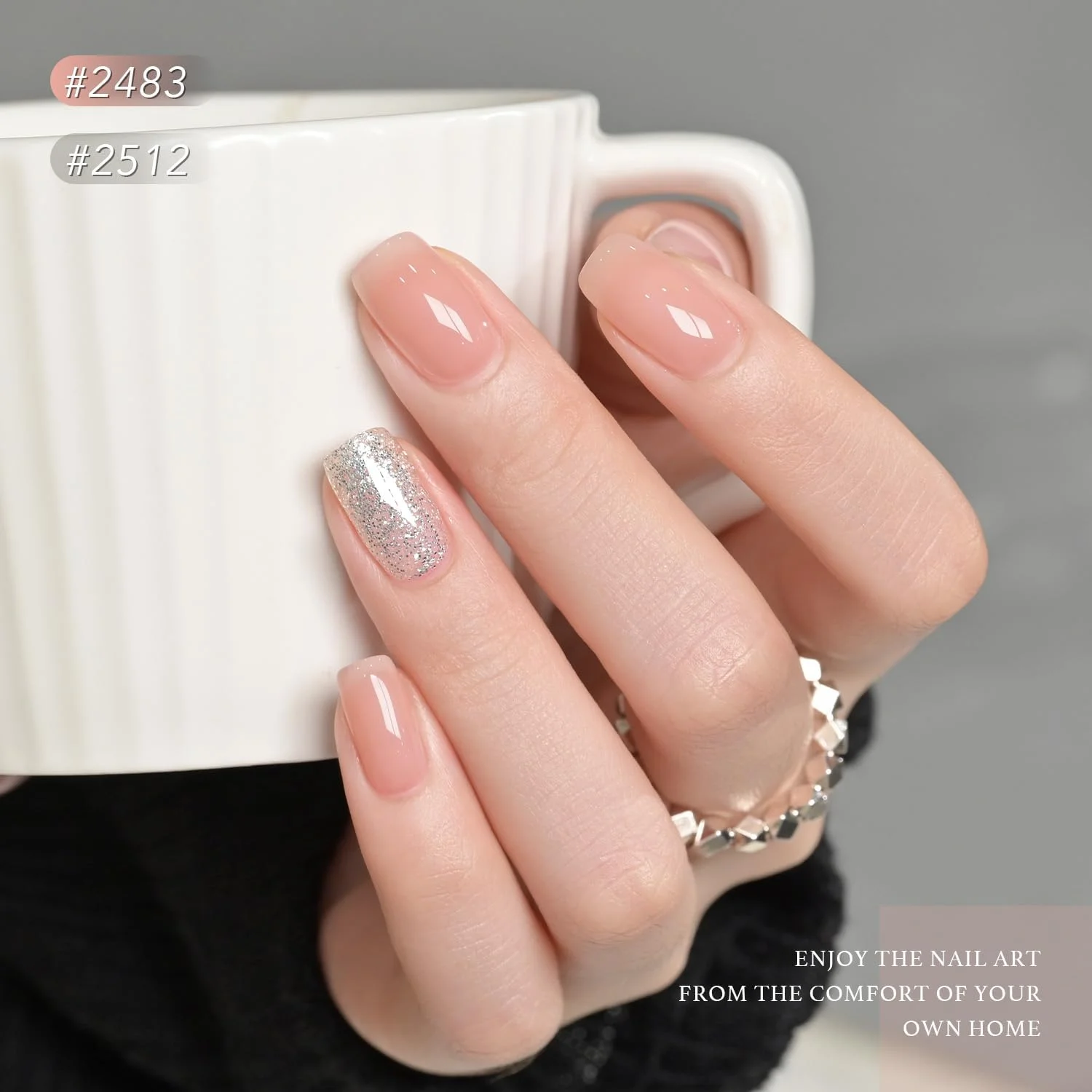 مجموعه لاک ژل 42 عددی GAOY، رنگ های قهوه ای اکلیلی، قرمز بورگاندی، مناسب تمام فصول، به همراه تاپ کت براق و مات و بیس کت برای استفاده در سالن و مانیکور خانگی